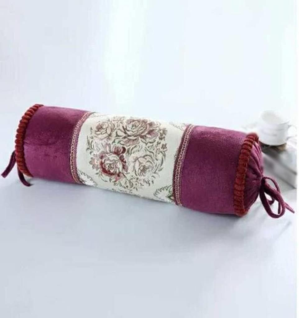 Column Footrest Crystal Velvet Fabric Massage Foot Pillow Washable Waist High Elastic Yoga