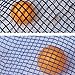 Portable Table Tennis Net for Indoor and Outdoor Use, Replacement for Ping Pong Table Net, IPE Polyester, 180cm Length, Black and Blue（Black Polyester/Cotton）