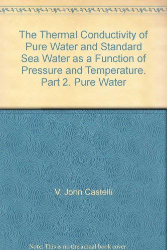The Thermal Conductivity of Pure Water and Standard Sea Water as a Function of Pressure and Temperature. Part 2. Pure Water