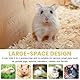 Sporgo Groß Meerschweinchen Haus: Meerschweinchen Spielzeug Mit Rampe und Haustiere Decke, Meerschweinchen Zubehoer Kaninchenhaus für Kleine Haustiere Rennmäuse Degus Stachelmäuse Hase