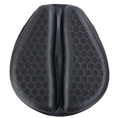 Universal Motorrad Gel Sitzkissen Sitz Sitzauflage Sitzpolster Stoßdämpfende Einlage Gelkissen Rutschfeste Sitzpolster Auflage für Lange Fahrten Touring Alltag
