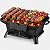 Hibachi Grill Outdoor, Portable Mini Charcoal Grill, 100% Pre-Seasoned Cast Iron, Small Japanese Yakitori Tabletop Skillet Grill Stovo for Camping, Outdoor