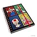 Pyramid America Super Mario 4 Color Spiral Notebook With Elastic Closure