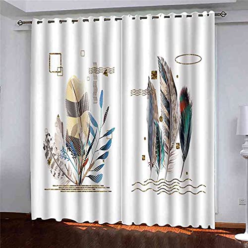 Rideaux anti bruit et froid rideau occultant plume pour grand salon