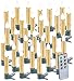 Produktbild Lunartec Christbaumkerzen: 30er-Set LED-Weihnachtsbaumkerzen mit Fernbedienung und Timer, Gold (Weihnachtsbaumkerzen mit Batterie)