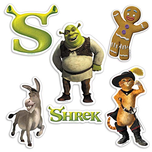 Popfunk Shrek Collectible Stickers with Donkey, Gingy and Puss & Boots