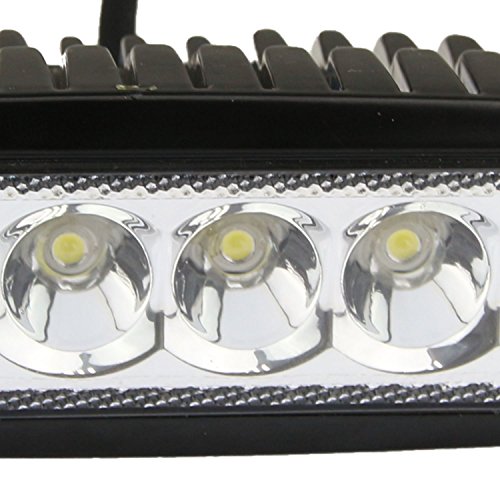Led Light Bar, Northpole Light 4X 18W Led Work Lights Strip, Spot Off-Road Light Bar, Driving Fog Light Ip67 Waterproof For Off-Road, Truck, Car, Atv, Suv #TOP1