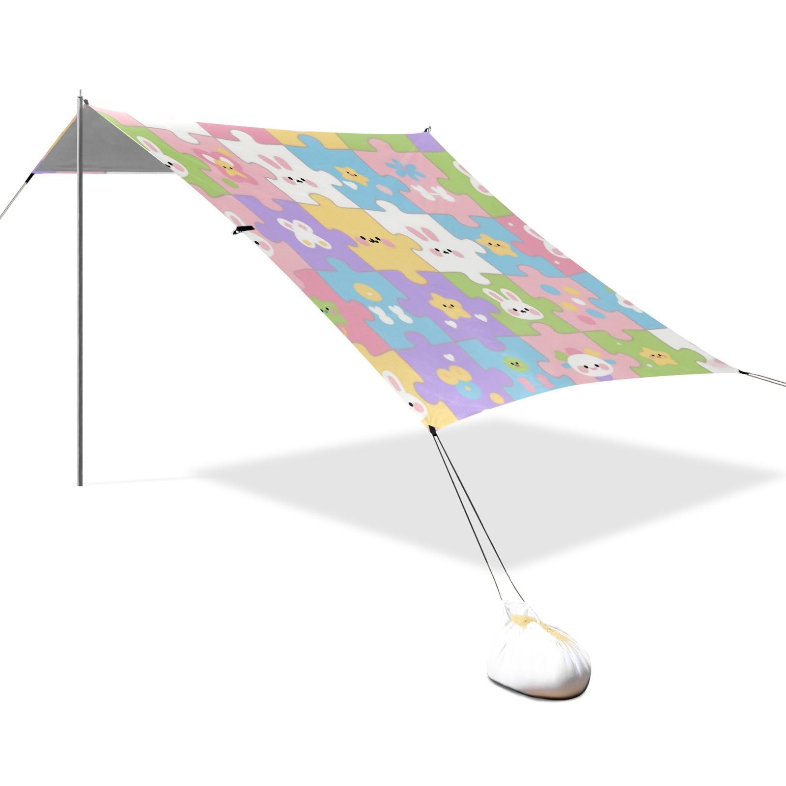 Tente de plage pliable motif dessin animé pour créer des souvenirs au parc