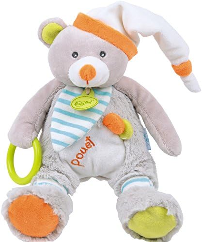 Baby Nat Activity Puppet Oscar The Grey Bear