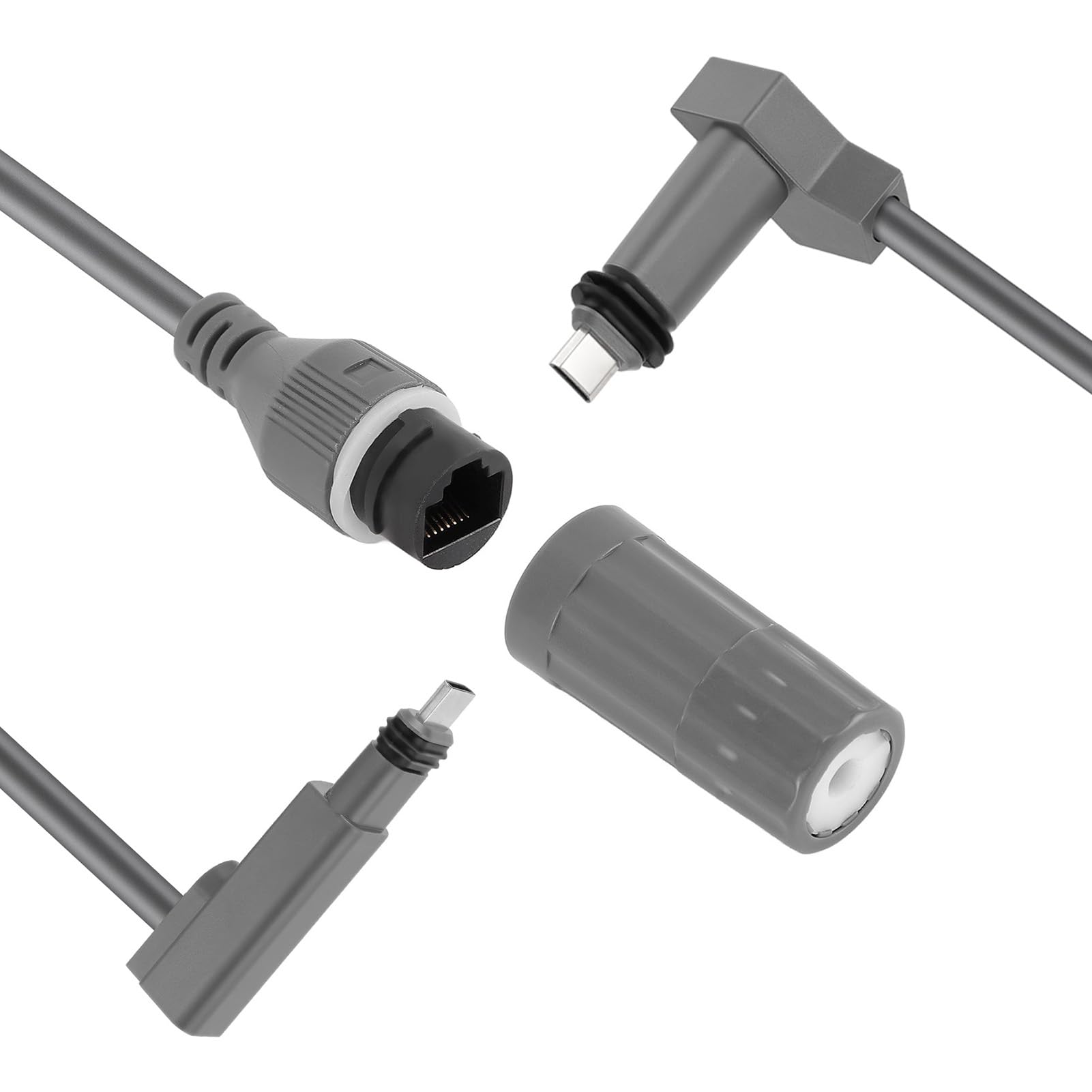 Enchufe SPX Al Conector RJ45, Adaptador de Cable Conector RJ45 Fácil de Instalar para Consola de Juegos (#4)