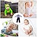 Ipetboom Boys Spring Fall Overalls Set Long Sleeve Bow Tie Shirt, Pure Cotton Suit, Fashionable British Style for 12-18 Months