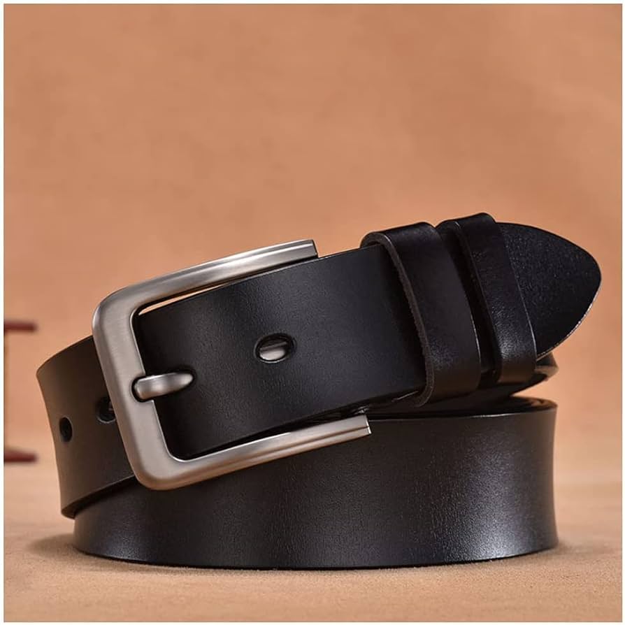 genten 本革ベルトとバックル FLAG ON CREW ベルト メンズ レザーベルト バックルオーバル型