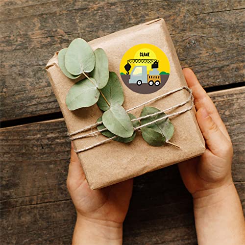 Easykart Truck Stickers For Kids, Construction Stickers 500Pcs, 12 Different Truck Vehicle Stickers, Tractor Stickers For Home, Birthday, Party, School Activity (1.5 Inch Round) #TOP4