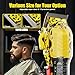 Tuanchuanrp Professional Hair Clippers for Men, Cordless Barber kit for Hair Cutting & Grooming, Hair Clippers Set for Barber Haircut with LED Display 8 Fade Taper Combs(Yellow)