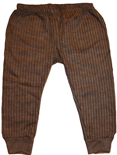 Image of KIFAYATI BAZAR Kids Baby Boys and Girls Woollen Winter Body Warmer Striped Thermal Pyjama Bottom Pack of 6