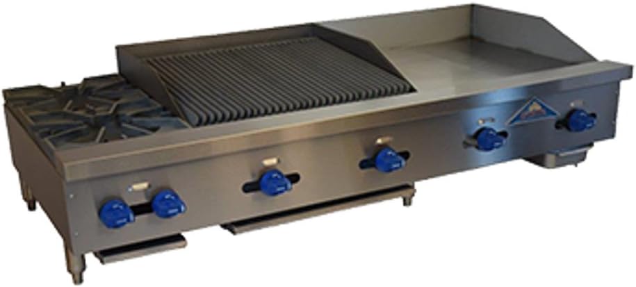 Comstock Castle FHP60-24-2RB Gas Hotplate / Griddle / Radiant Charbroiler Combo Unit
