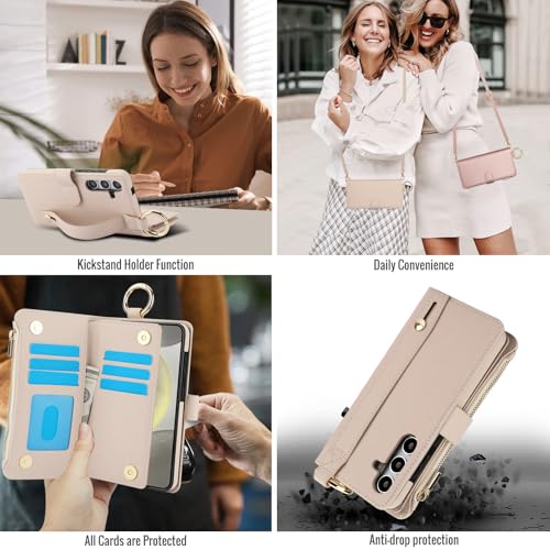 Étui Samsung Galaxy S24 Plus anti-choc pour éviter l'écran brisé et le vol RFID