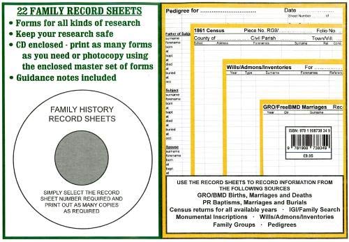 Family History Record Sheets : Amazon.com.au: Books