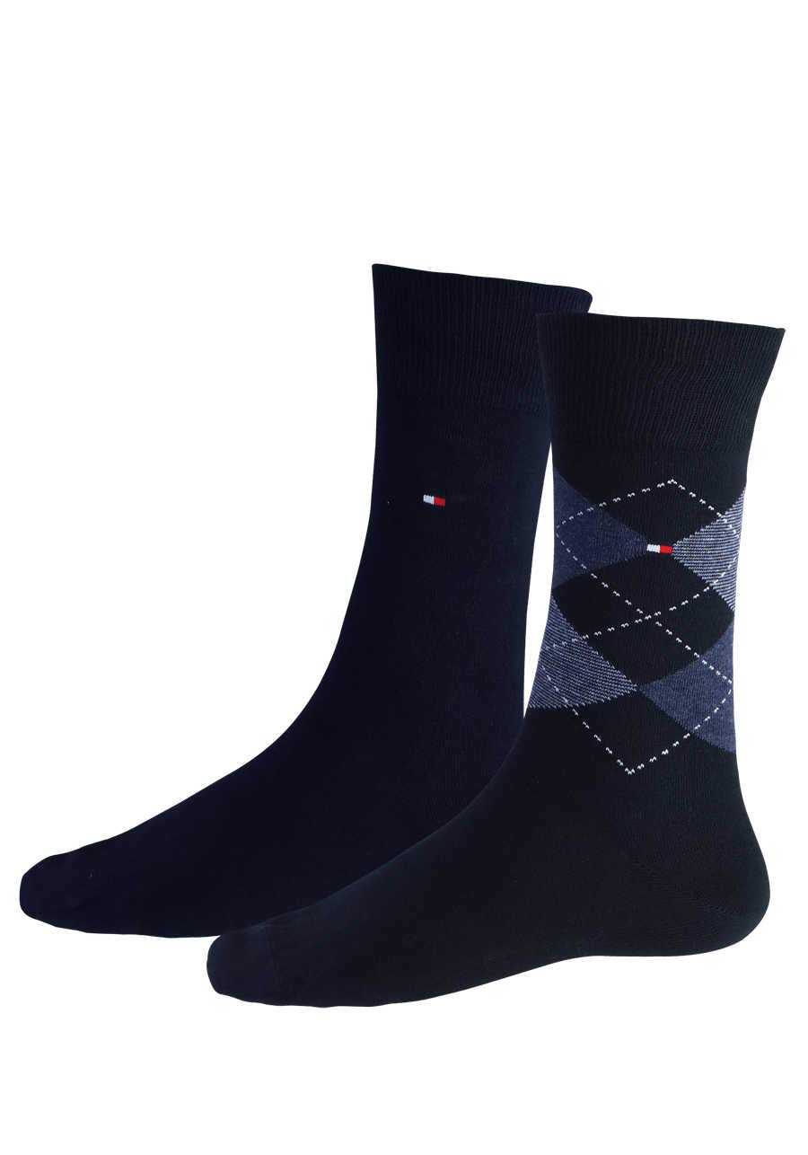 Chaussettes Classiques Tommy Hilfiger pour Homme - Bleu Marine, Taille 39-42 EU