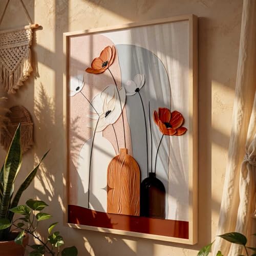 Image of kotart Aesthetic Art Home Decoration Painting | Paintings With Frame For Living Room Bed Room Hotel Wall Decor Digital Reprint (14X20 inch)
