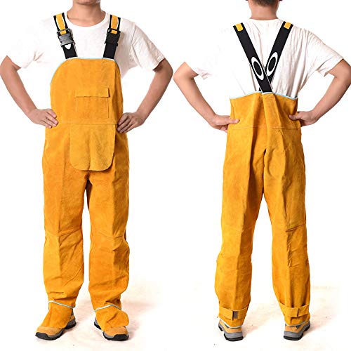 HTWY Leather Welder Bib