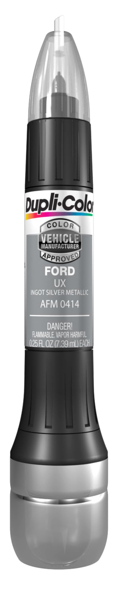 Dupli-Color Scratch Fix All-in-1 Touch Up Paint, Gloss, Ingot Silver Metallic, .50 fl. oz.