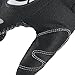 keynoyin Men's and Women's Outdoor All-Finger Anti-Slip Sports Gloves, Shock-Resistant Driving Fitness Cycling gloves-Q9075 Black and Green-One Size fits All