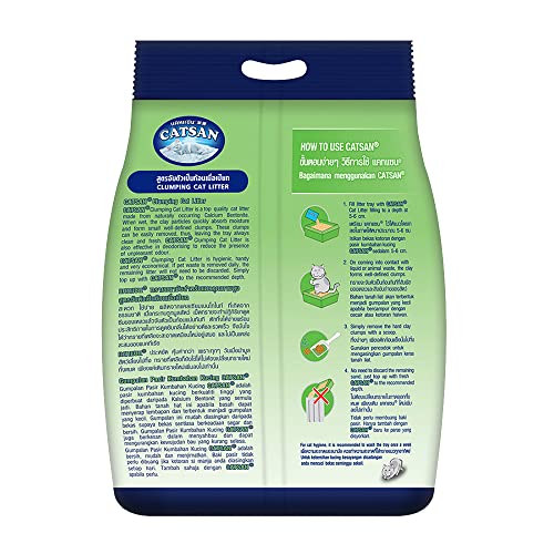 Image of Catsan 100% Natural Clumping Cat Litter, 5l (4.2 kg) (Pack of 2)
