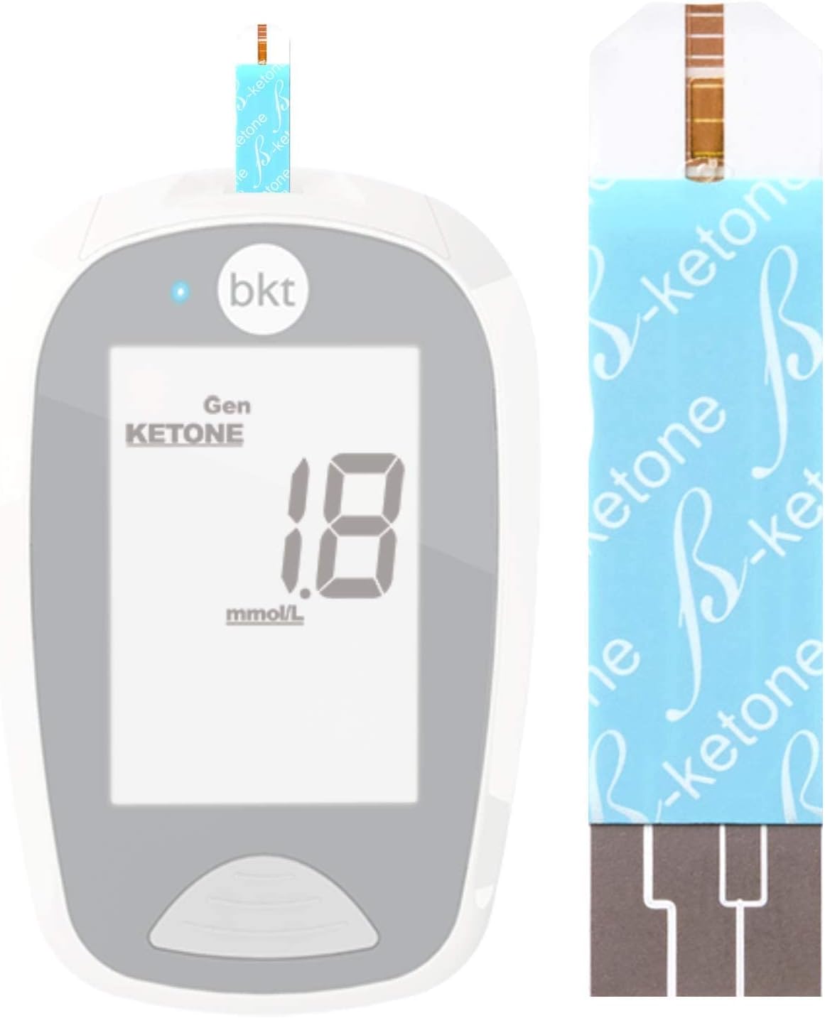 BKT TD-4279 Blood Ketone Test Strips 100ct - NOT for Keto-Mojo GK+ - Only for BKT Meter and Original Keto-Mojo Bluetooth TD-4279