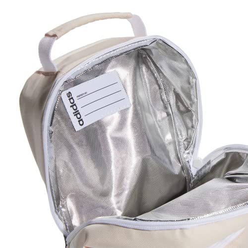 Image of adidas Originals Santiago Insulated Lunch Bag, Pink Tint /White, One Size