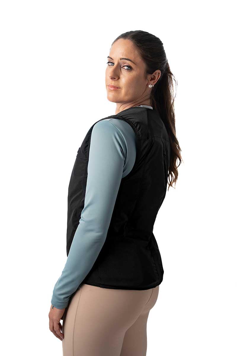 Chaleco Airbag Hípica VIMELE VML02 – Homologado, Máxima Protección Cervical y Torácica, Rápido Inflado, Comodidad Ergonómica, 5 Tallas, Incluye Cartucho CO2 y Kit de Rearmado (m)
