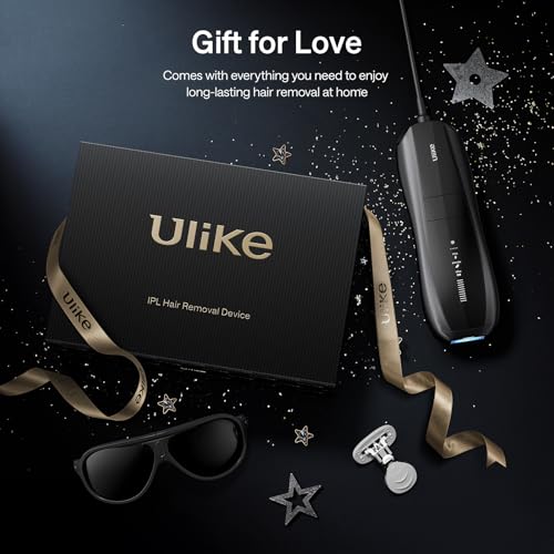 ulike x ipl hair removal device laser hair removal with ice-cooling dual lights amp skin senor for nearly painless amp long-lasting hair removal 3 modes tailored for stubborn hair gift for smooth skin