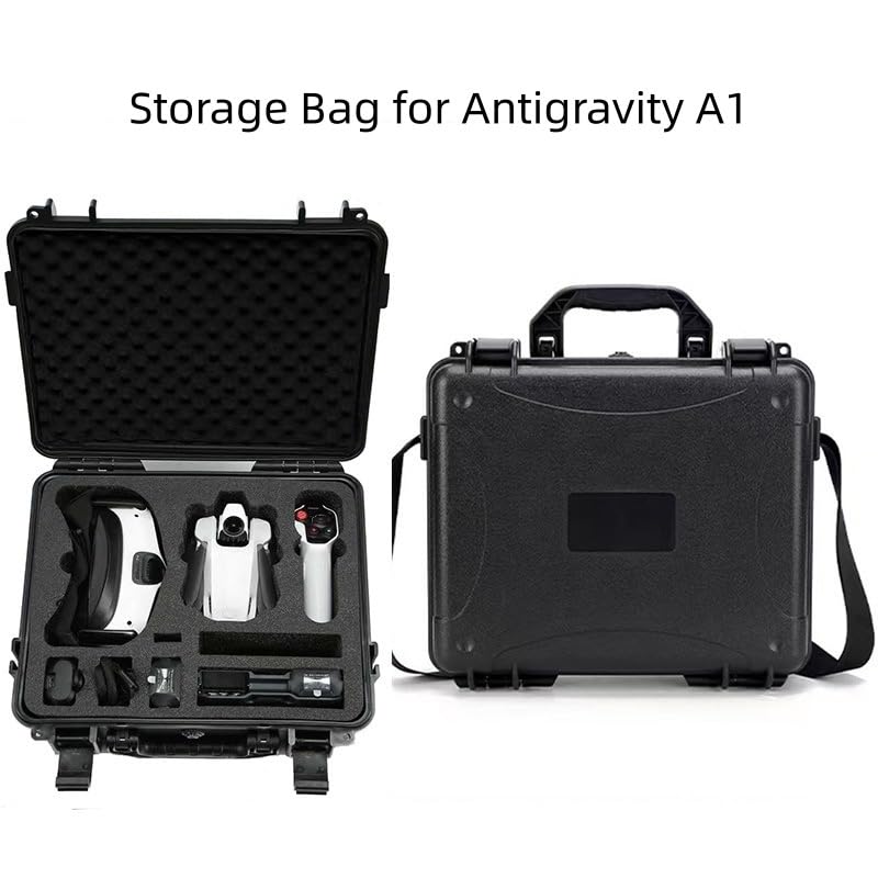 Custodia da viaggio per Antigravity A1, accessori per droni, custodia rigida da trasporto, custodia organizer (Borsa per riporre + tracolla)