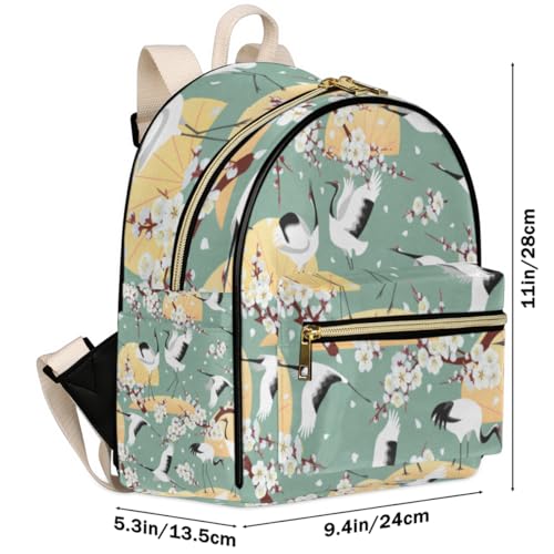 Sac à dos en cuir étanche 9L à compartiments pour femme active - 2