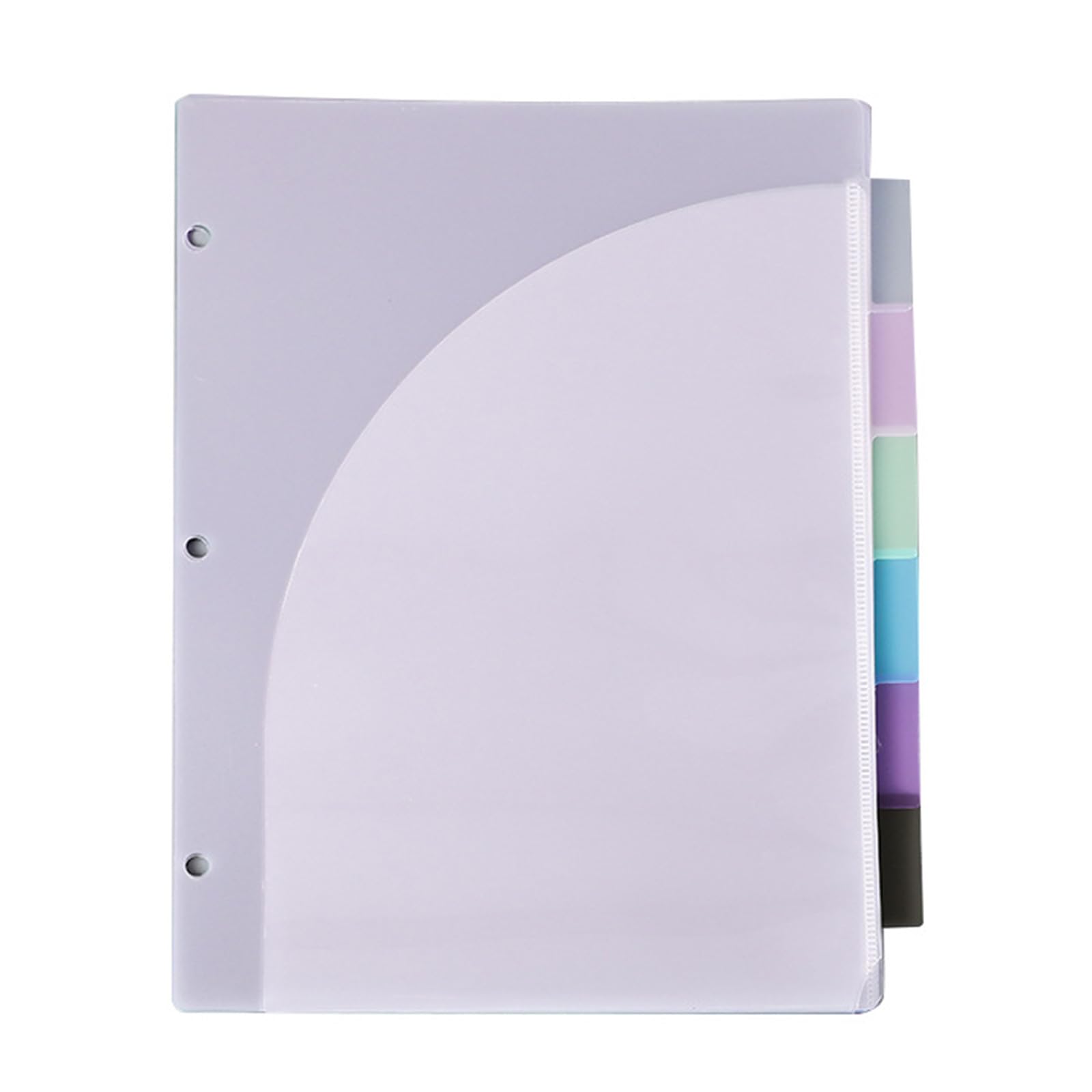 Buxuaaaa 6 Pocket Expandable Folder Letter Size Document Organiser Expanding File Organiser Sorting Folder with Removable Pages File Management