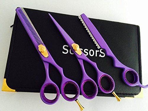 5.5"Professional Razor Edge Hair Cutting and Thinning Scissors Barber Shears Hairdressing Scissors Barber Shears Set