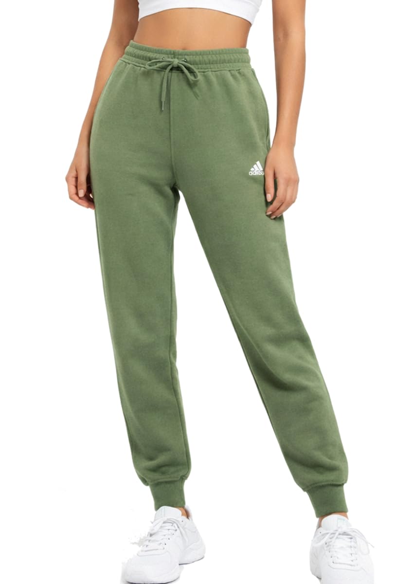 Women's Tapered Fleece Pant, Focus Olive/White