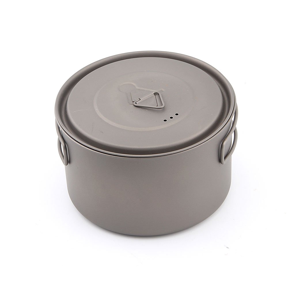 Toaks 700 ml Camping Pot de titane ultraléger 0,3 mm Tasse avec couvercle