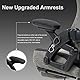 BRTHORY Gaming Stuhl Ergonomischer Racing Gamer Stuhl mit Verstellbare Kopfstütze Schreibtischstuhl mit Stoffoberfläche, Federsitzkissen, Verbindungsarmlehnen und Fußstütze, Wippfunktion, 135°