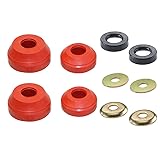 D-ETEGNIK Front Radius Arm Bushing Kit Pair LH RH for 1983-1997 Ford F150 F250 F350...
