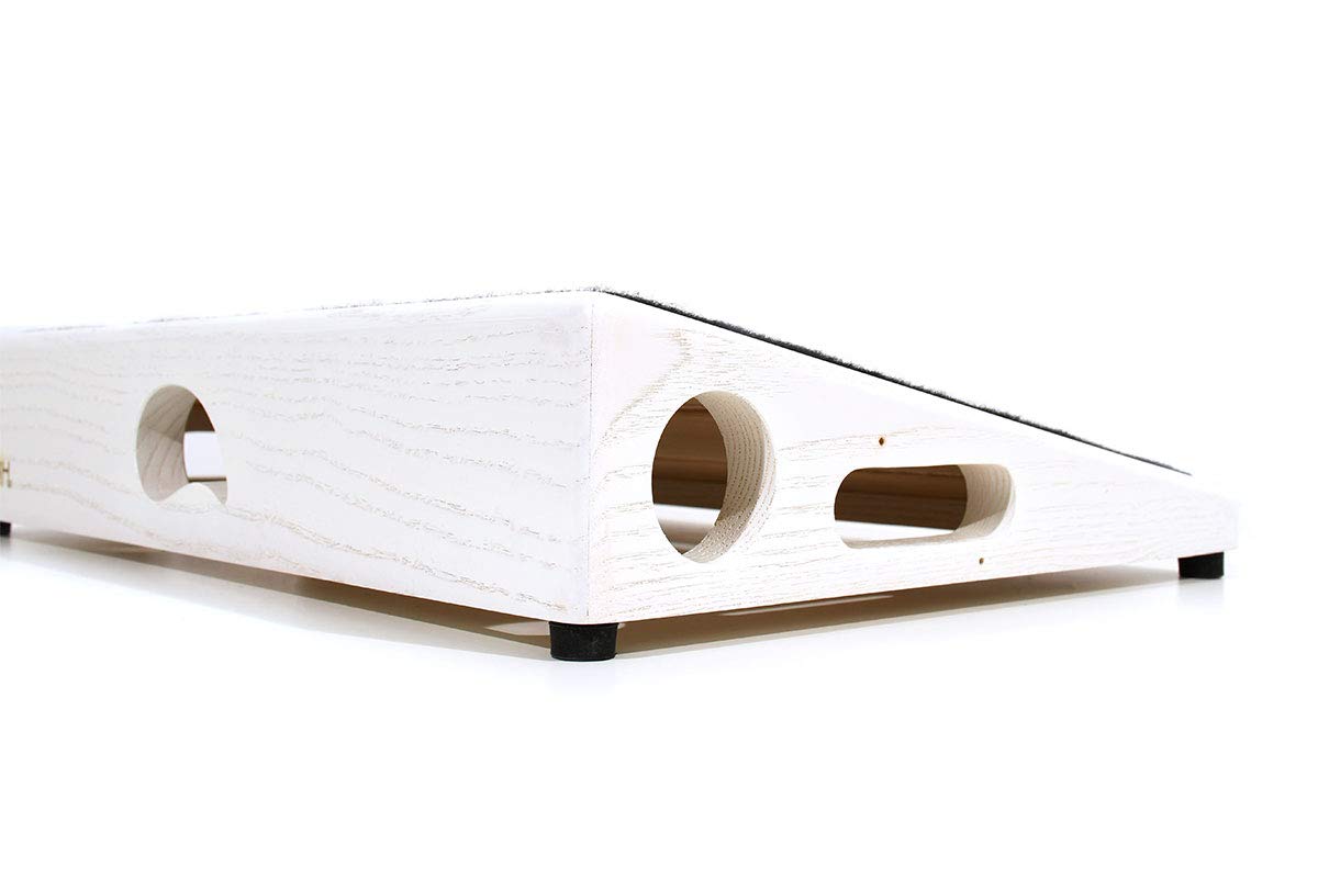 Ruach Arctic Hardwood Pedalboard i torba do przenoszenia, rozmiar 2,5