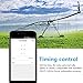 Smart Wifi & Bluetooth Water/Gas Shut Off Controller ,Automatically Remote Control Wireless Valve Compatible with Alexa Google Assistant Smart Sprinkler Automatic Valve