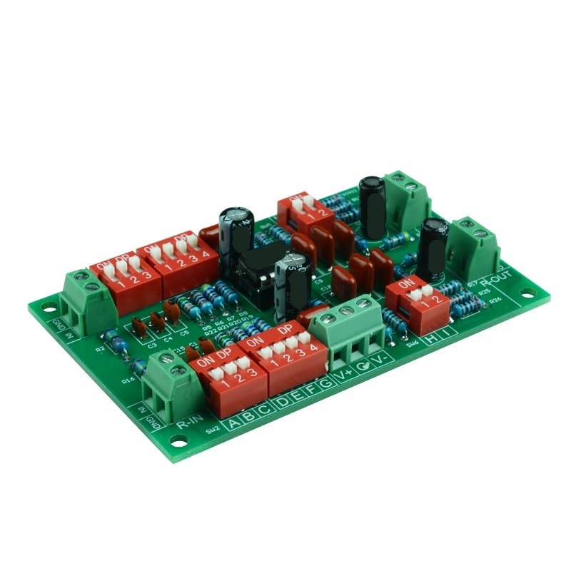Modulo preamplificatore RIAA for stadio phono stereo, morsettiera preamplificatore(With Case)