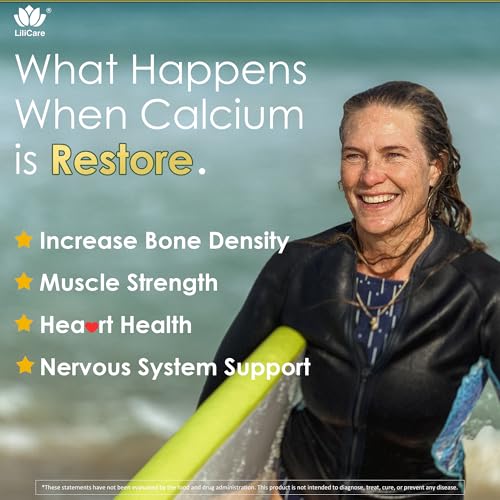 Plant Based Calcium Gummies 600mg with Vitamin D3 K2, Magnesium, Zinc for Bone Strength, Sugar Free Calcium Supplements for Women & Men (Certified Vegan) from Sustainably Organic Red Algae - 60 Counts - Thumbnail 5