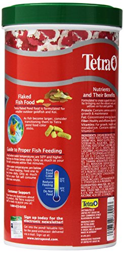 Tetrapond Pondfood Color Flakes, Color-Enhancing Flaked Fish Food For Small Ponds, 6-Ounce (77021) #TOP1