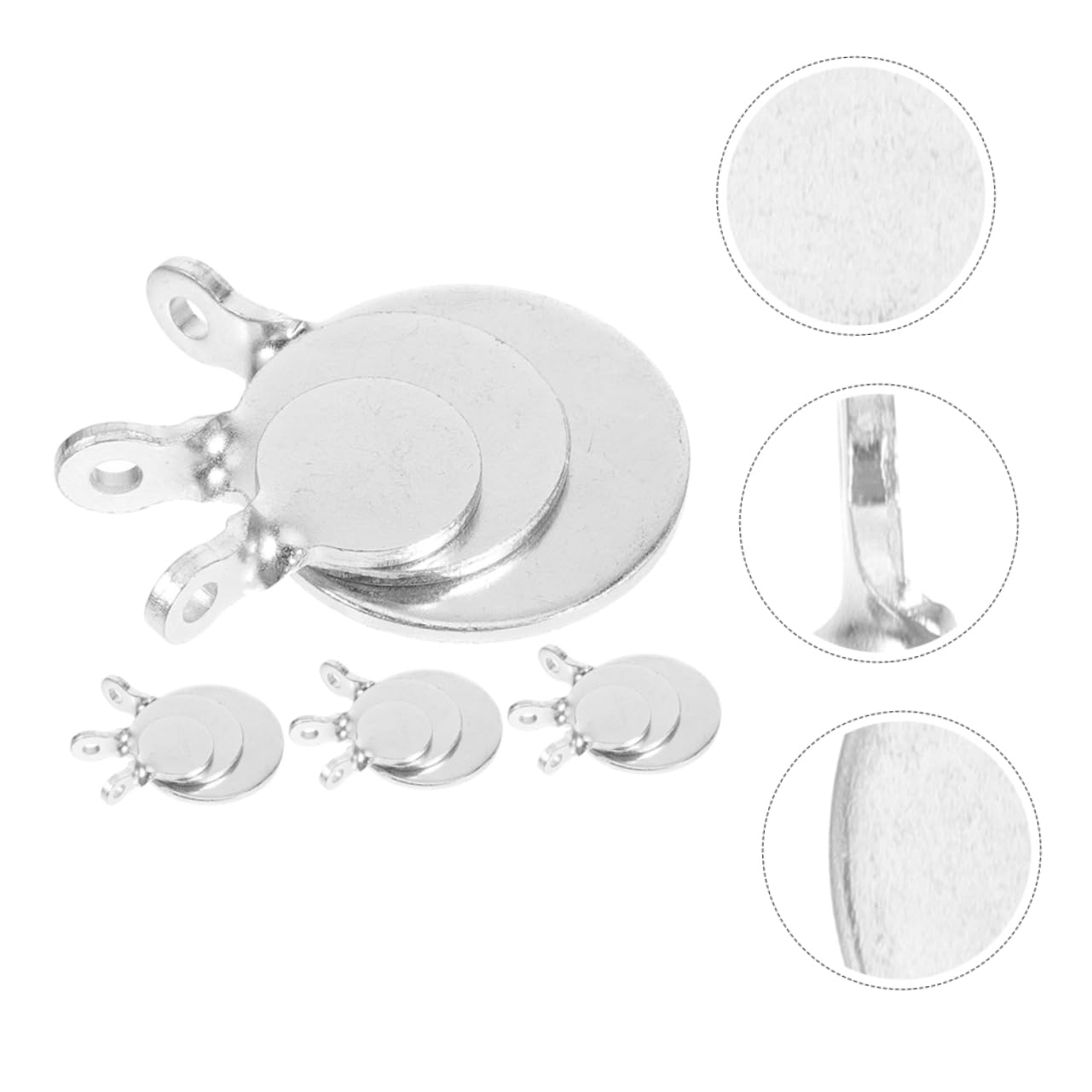 Anneome Set 12 Bersagli in Acciaio al Manganese Resistenti all'Usura Bersagli Portatili Facili da Appendere per Allenamento Tiro Indoor e Outdoor
