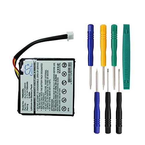 Cameron Sino 700mAh Battery for Tomtom 4EN.001.02, 4EN42, 4EN52, 4EV42, 4EV52, Star 20, Star 25 with 7/pcs Toolskits