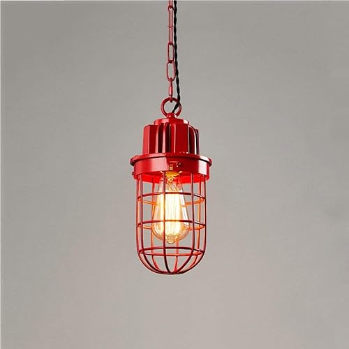 Miniatura 8 de Candelabro, lámpara de techo industrial para colgar granjas o granjas de metal V-Tirada colorida decoración, lámpara de techo para restaurante,