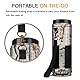 Fintie Amazon Echo Hülle - Premium Kunstleder Schutzhülle Case Tasche mit Abnehmbarem Band für Amazon Echo, Landkarte Design