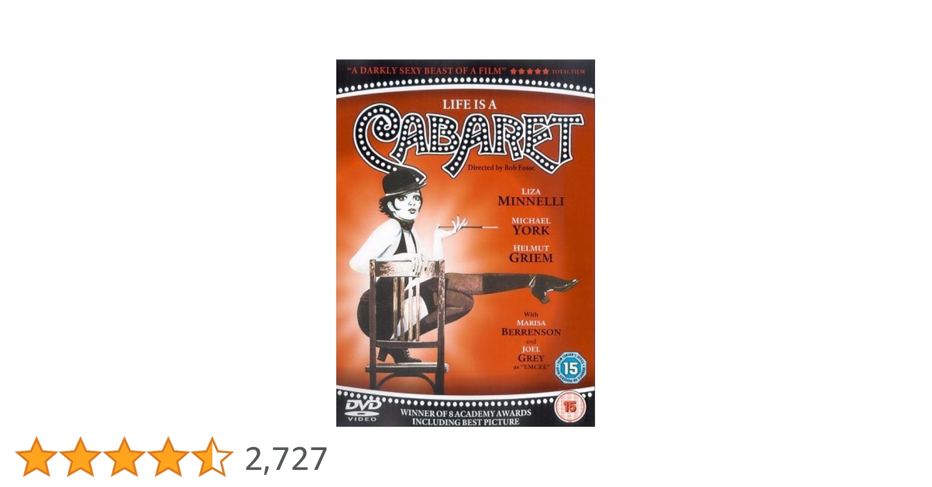 Amazon.co.jp: Cabaret [1972] [DVD] by Liza Minnelli : DVD